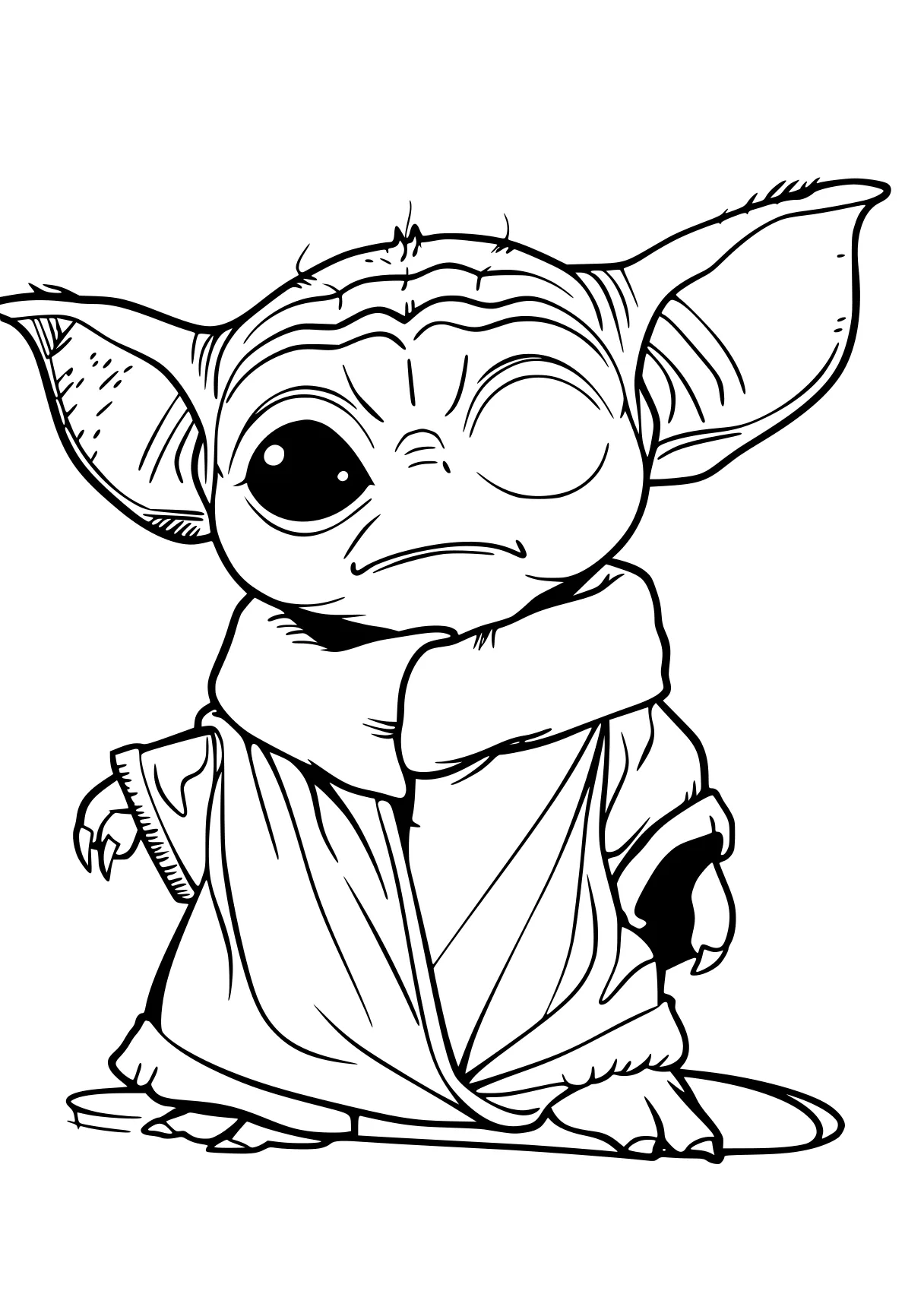 coloring sheets for adults yoda, goblin, stitch, obi, bat, free page downloads