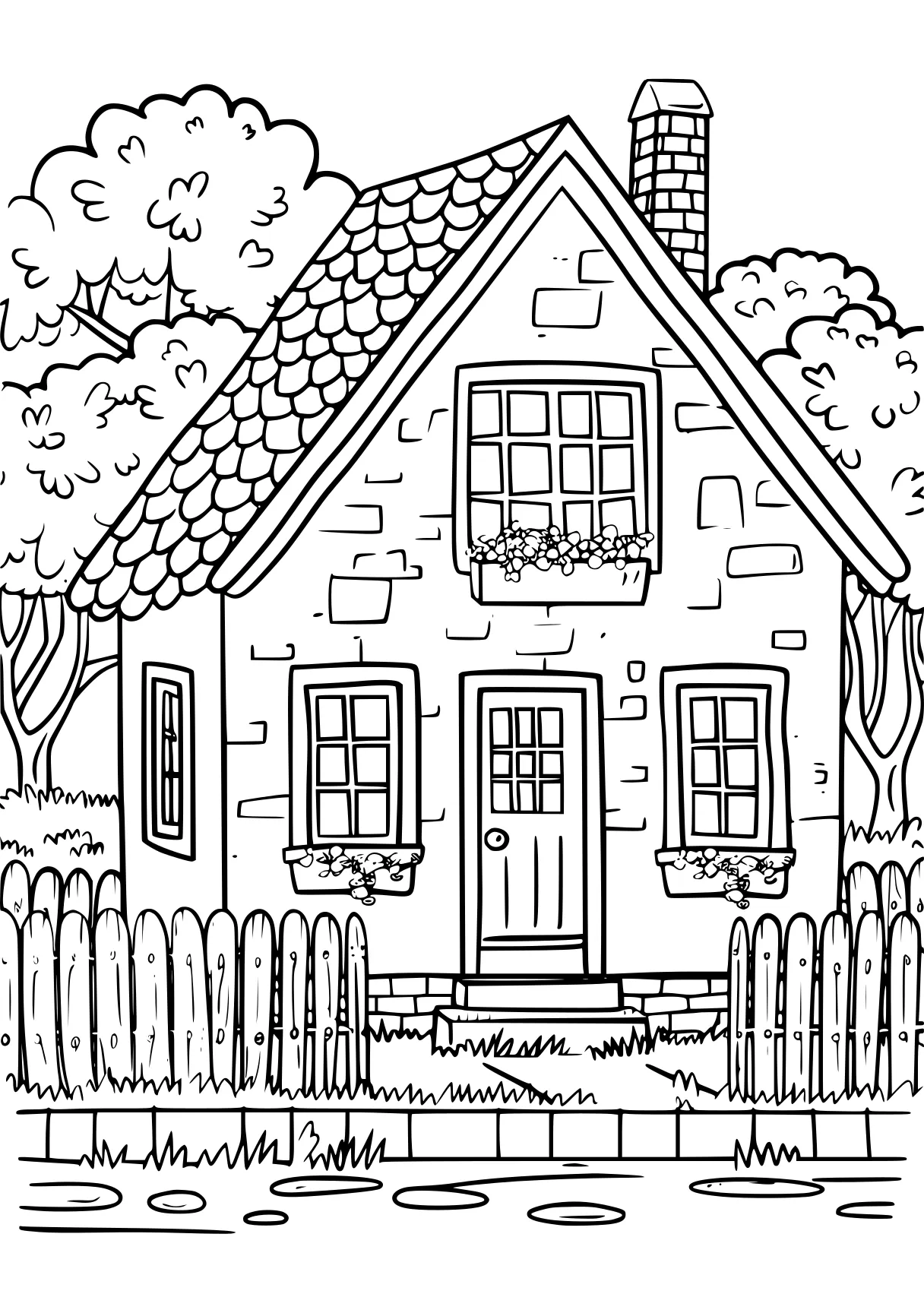 house coloring, house, dollhouse, neighborville, free page downloads