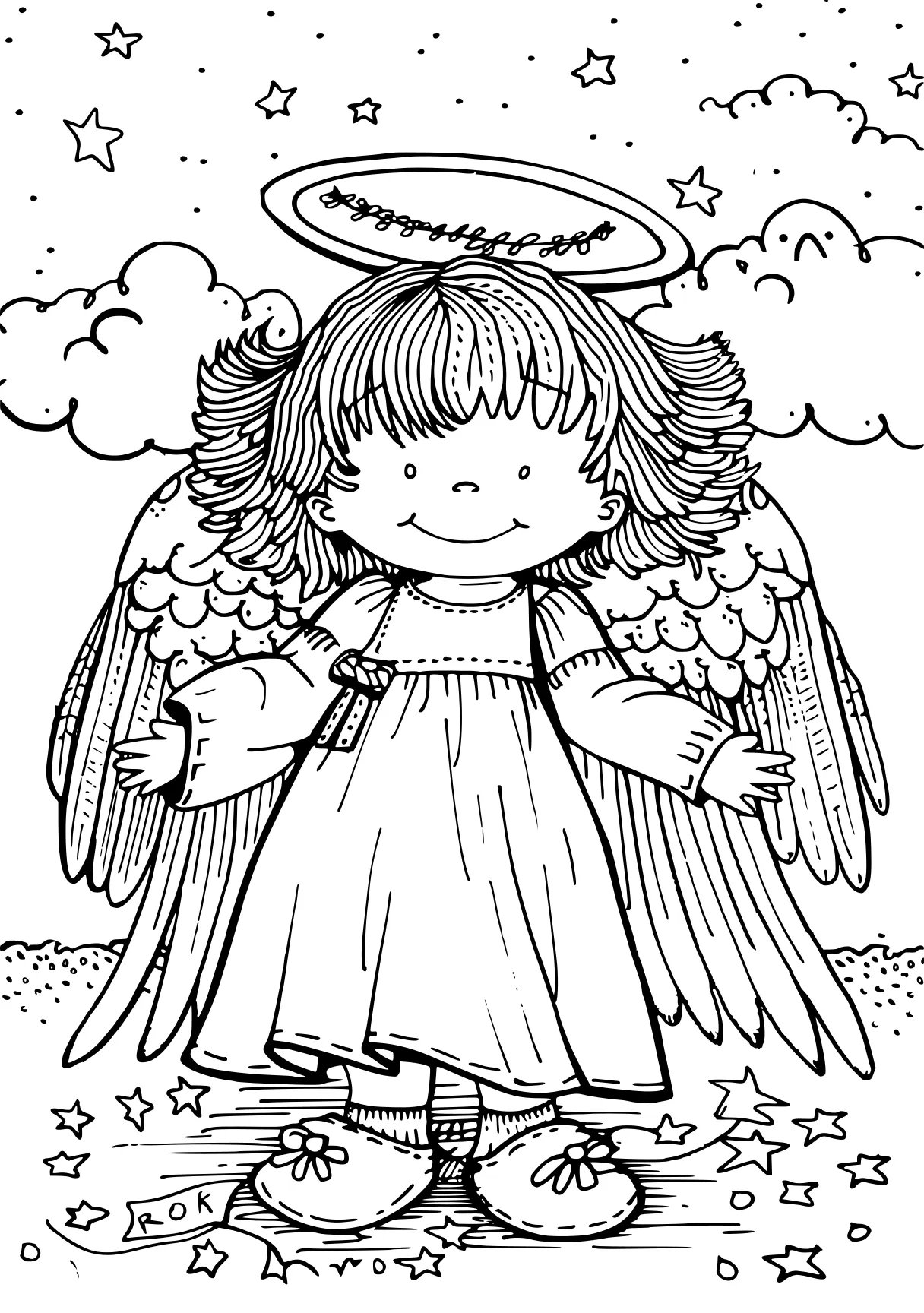 stitch and angel coloring pages angel, wings, fairy, free page downloads