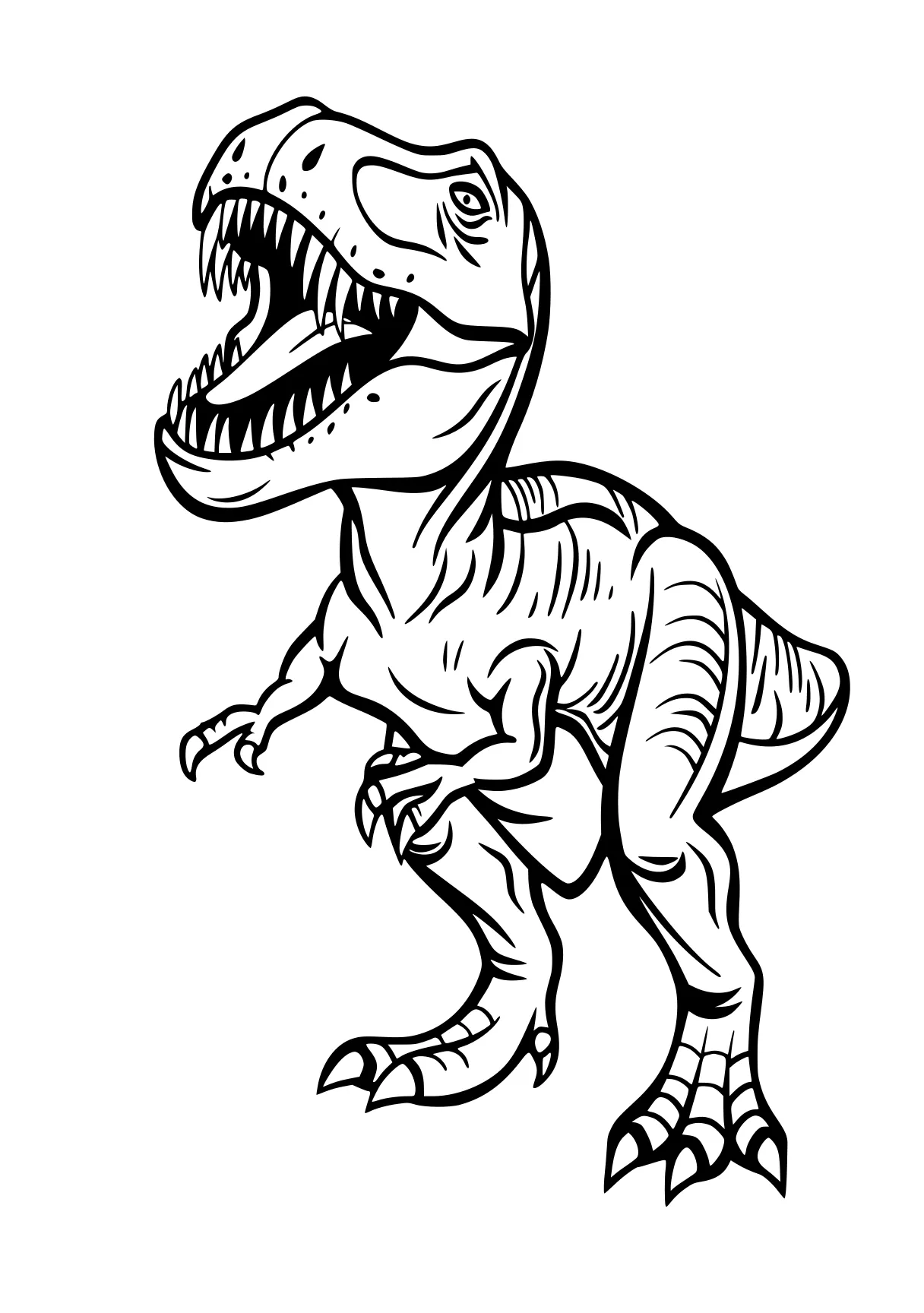 trex coloring trex, tyrannosaurus, t-rex, indoraptor, velociraptor, free page downloads