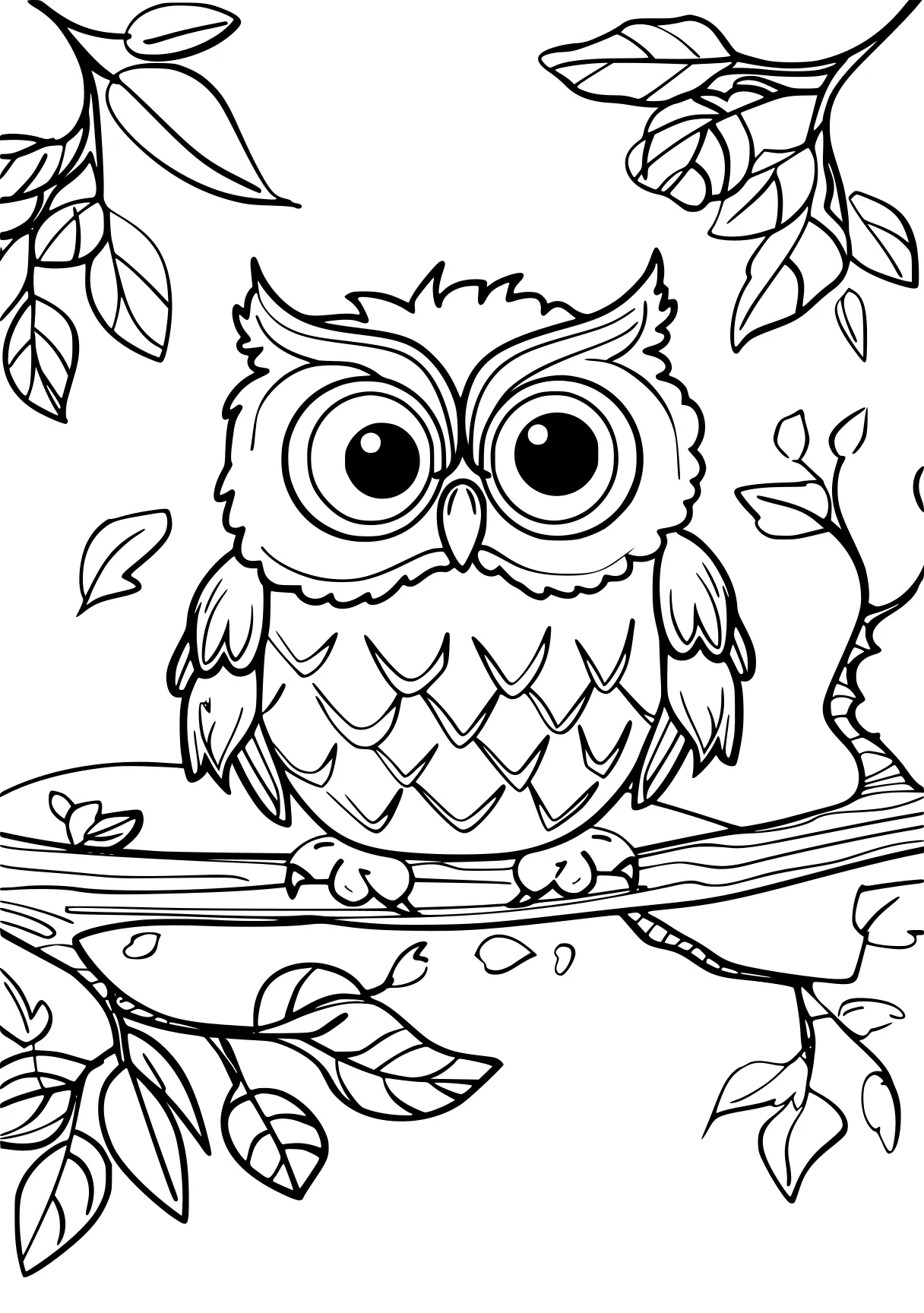 coloring pages online owl, colouring, illustrator, free page downloads