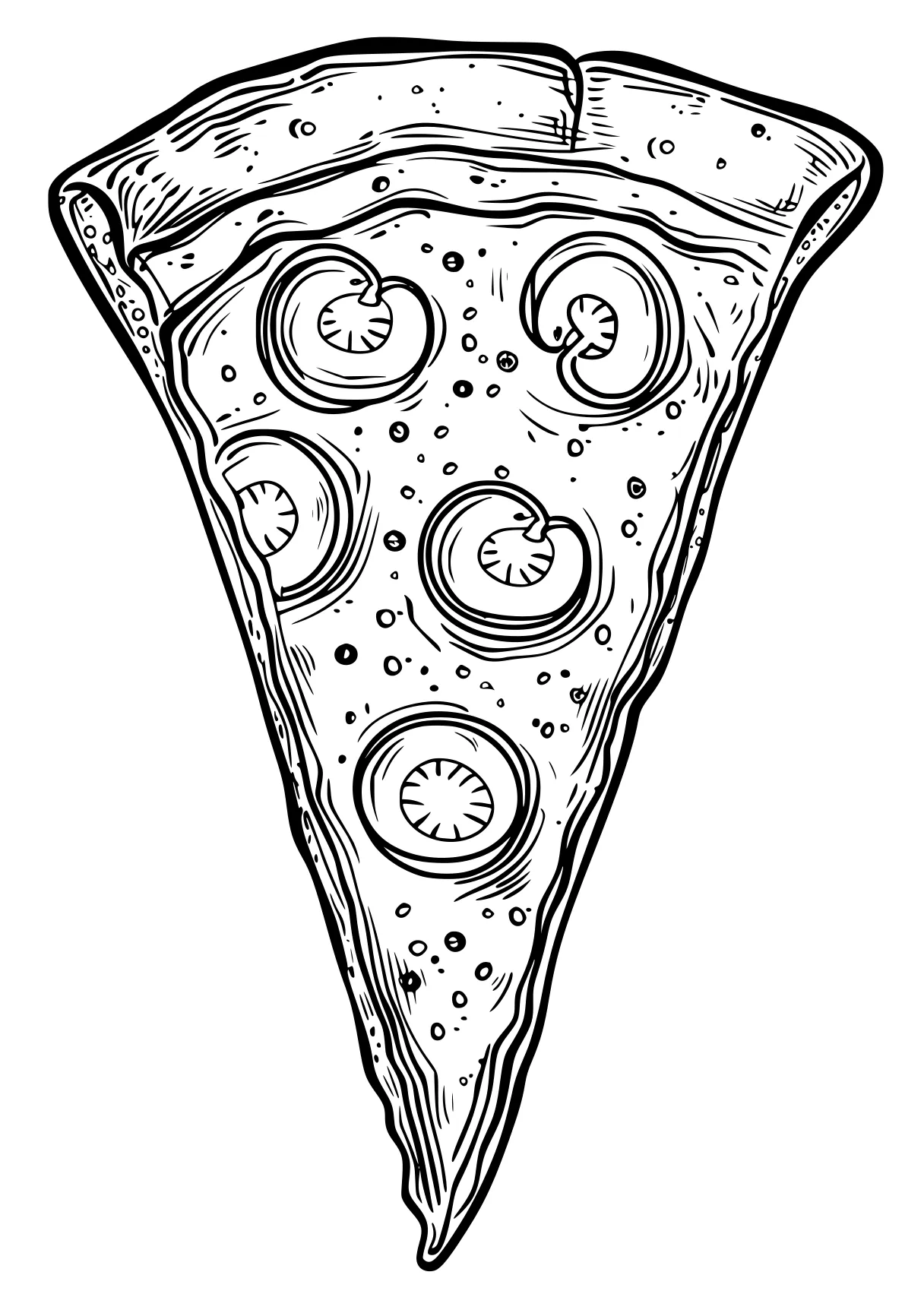 pizza coloring page pizza, dot, food, foods, free downloads