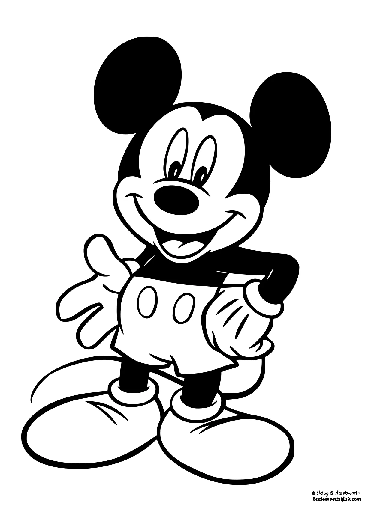 free coloring pages pdf format mickey, mouse, minnie, disney, a4, page downloads