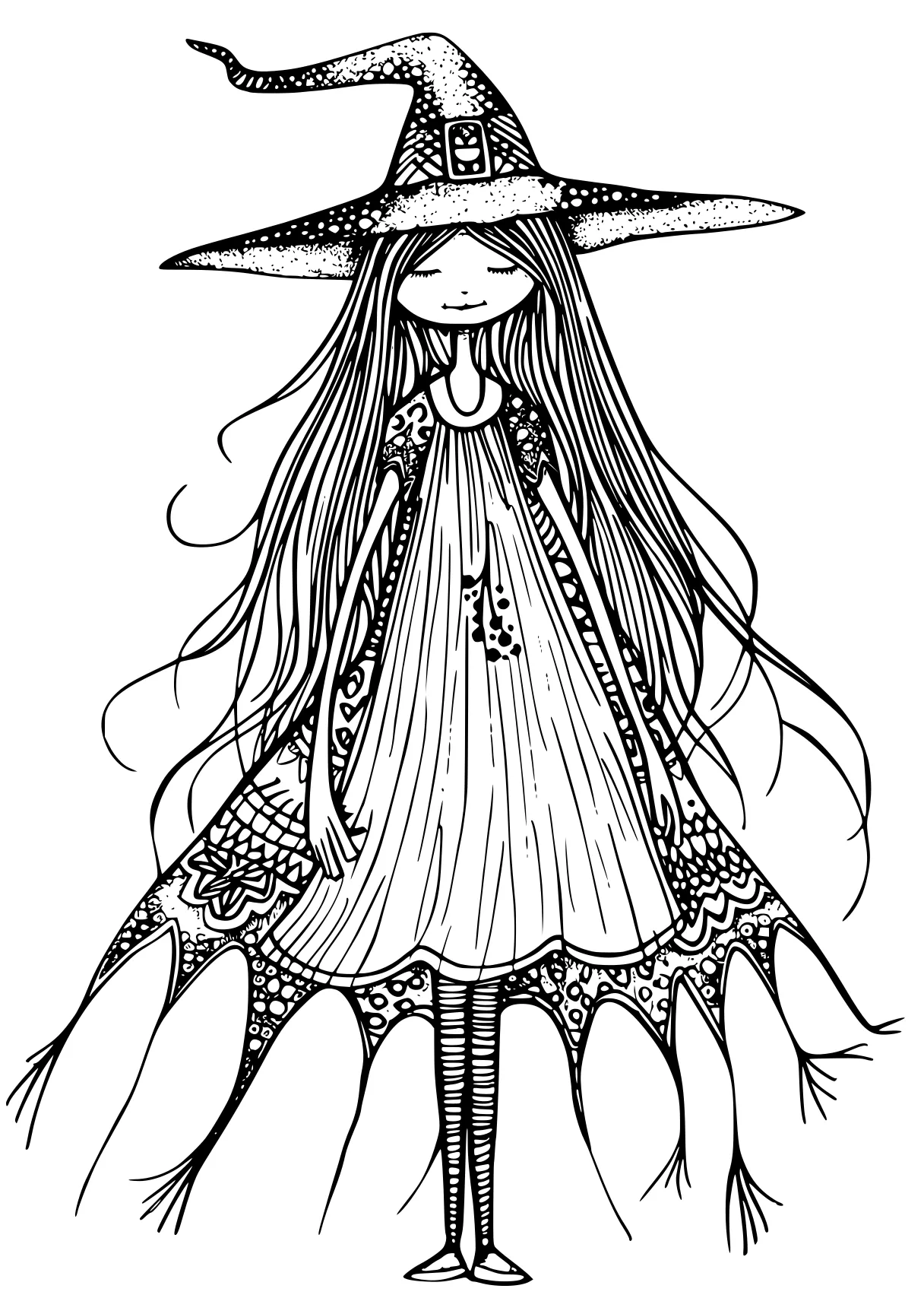 witch coloring pages witchy, witch, scarecrow, kuromi, wizard, free page downloads