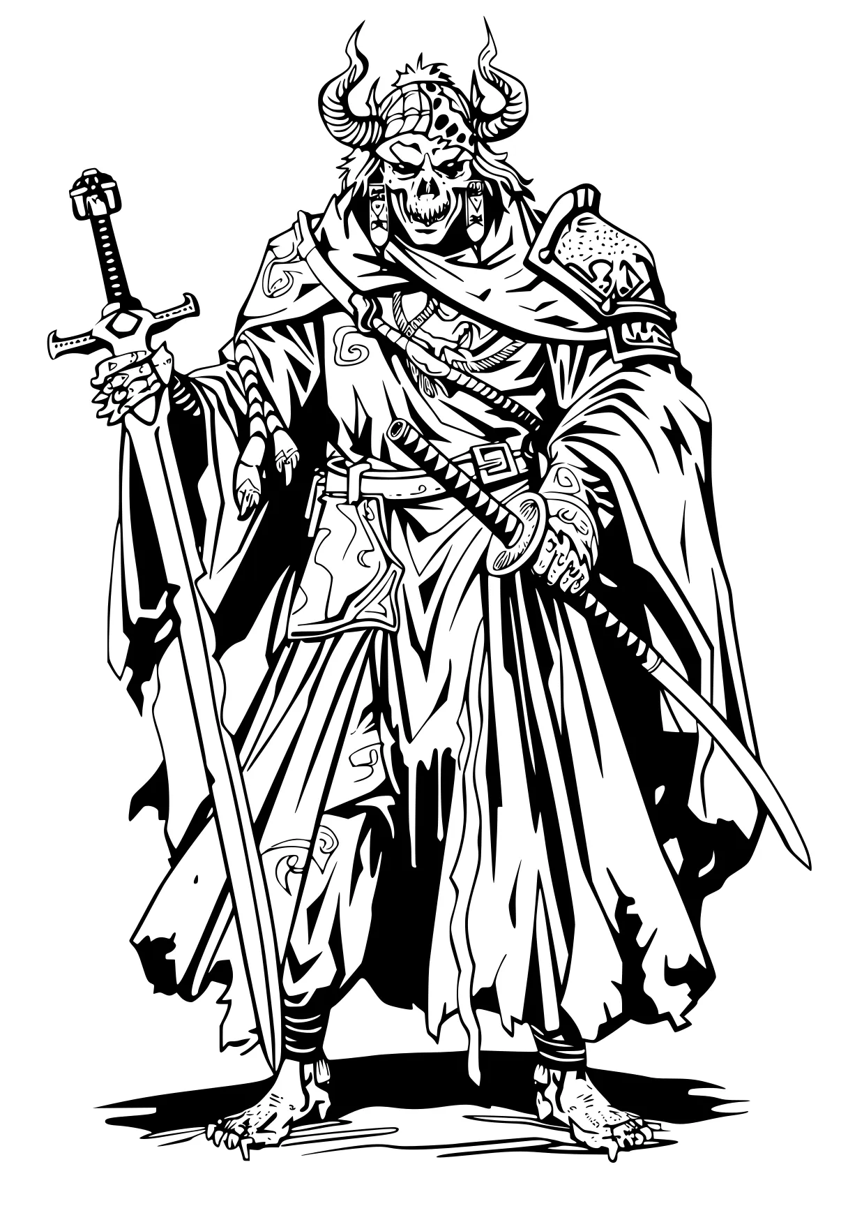 demon slayer coloring pages patrol, pilgrim, knight, vlad, ranger, free page downloads