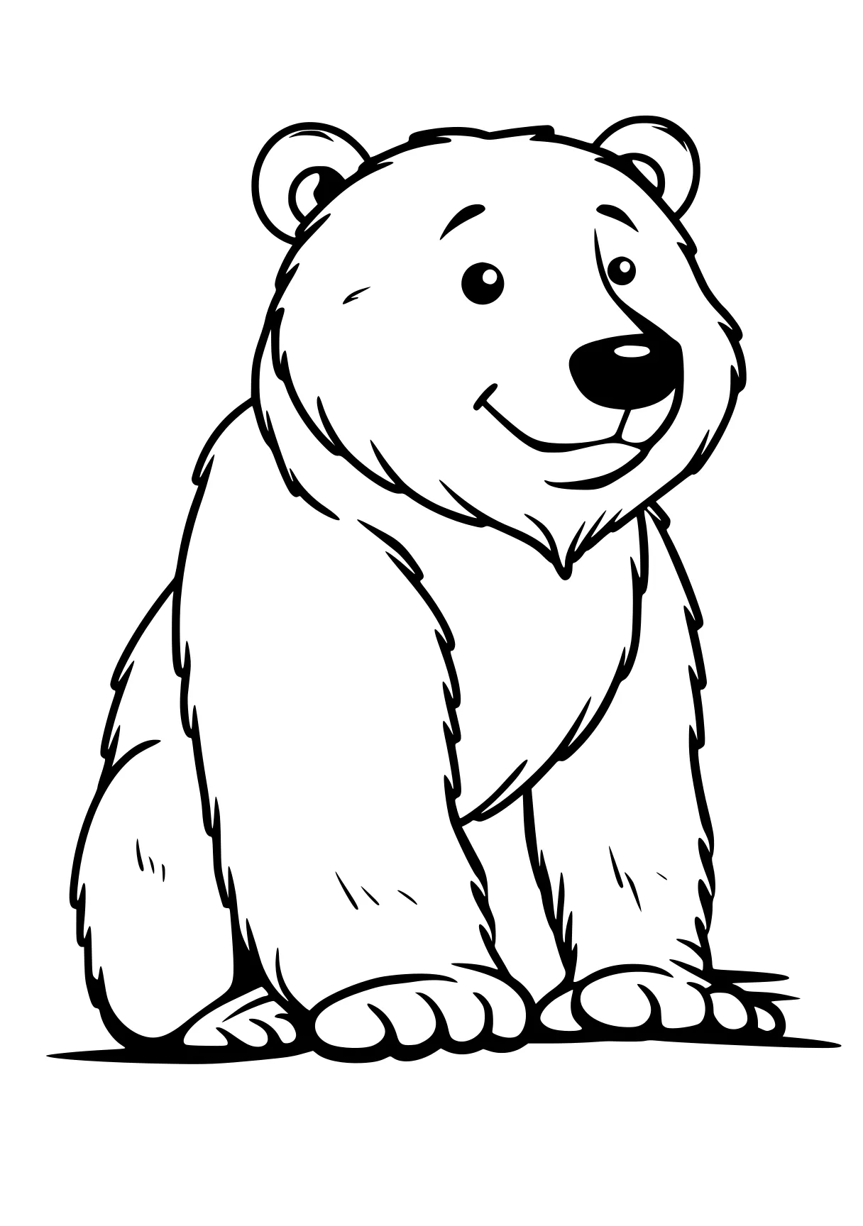 bear coloring page bear, bears, winnie, polar, pooh, free downloads