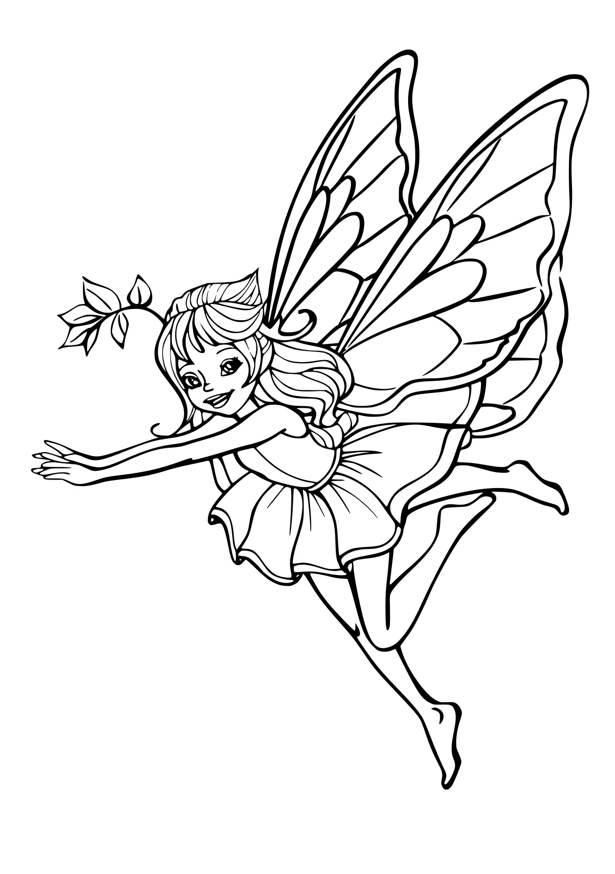 fairy coloring sheets fairy, winx, wings, butterfly, free page downloads