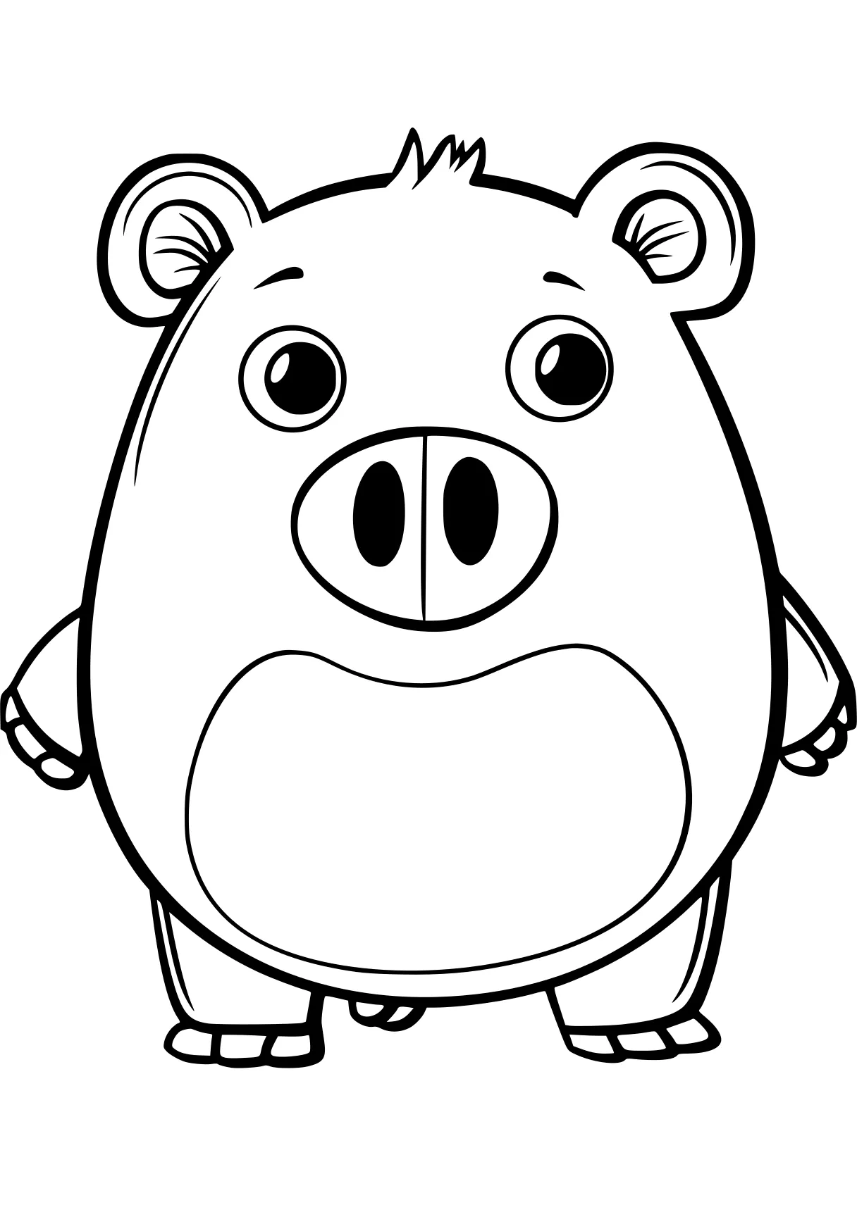 huggy wuggy coloring page peppa, pig, piggy, piglet, cow, free downloads