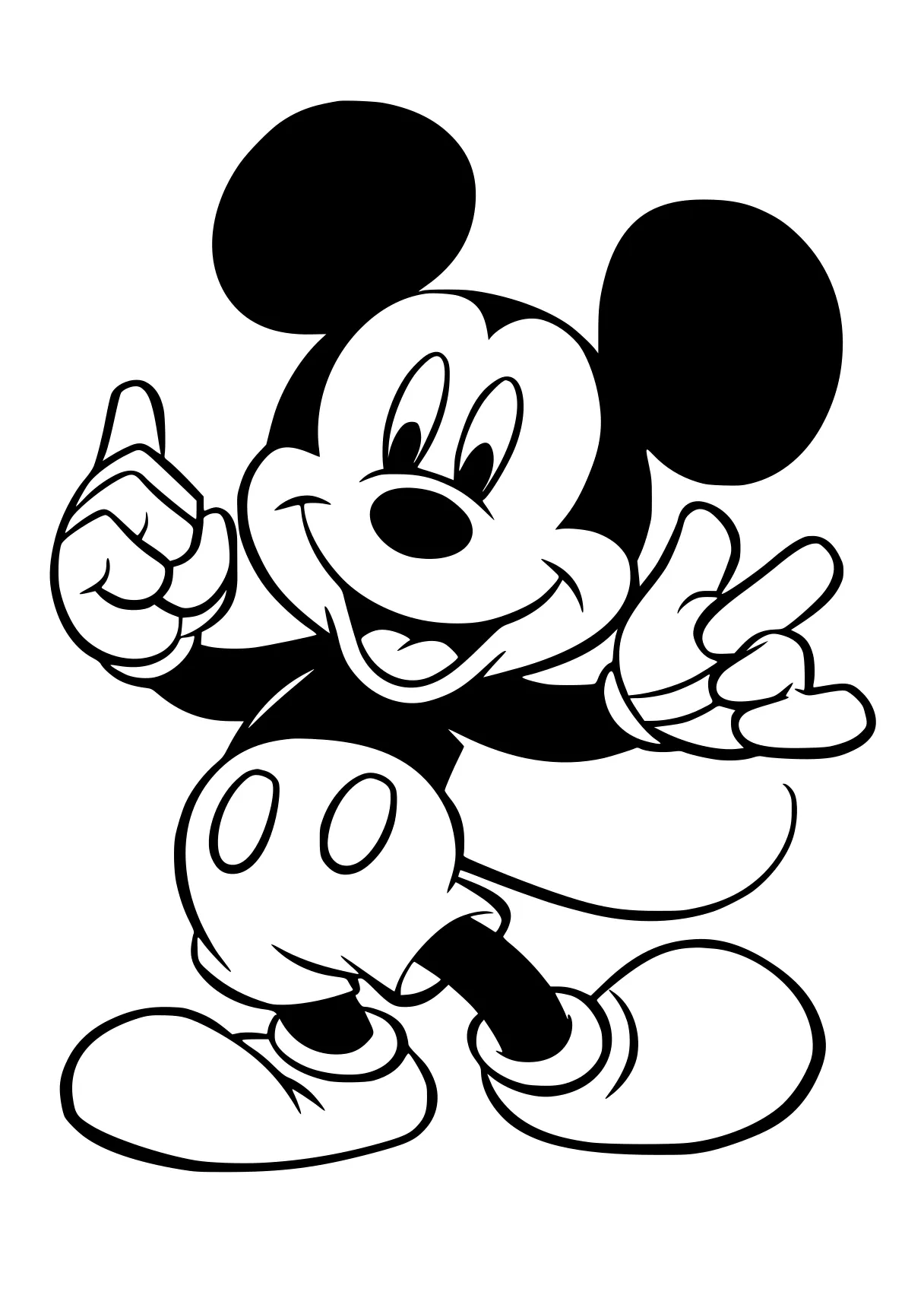 mickey coloring page mickey, mouse, minnie, disney, disneyland, free downloads