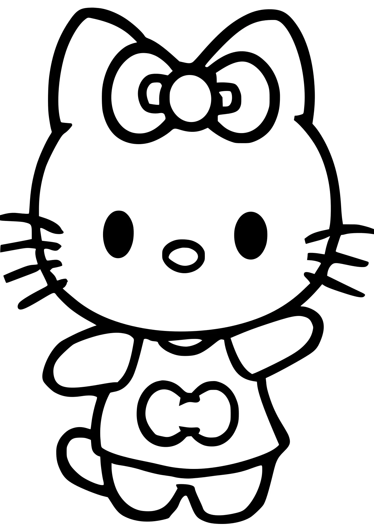 hello kitty coloring pages sanrio, cinnamoroll, kitty, molang, peppa, free page downloads