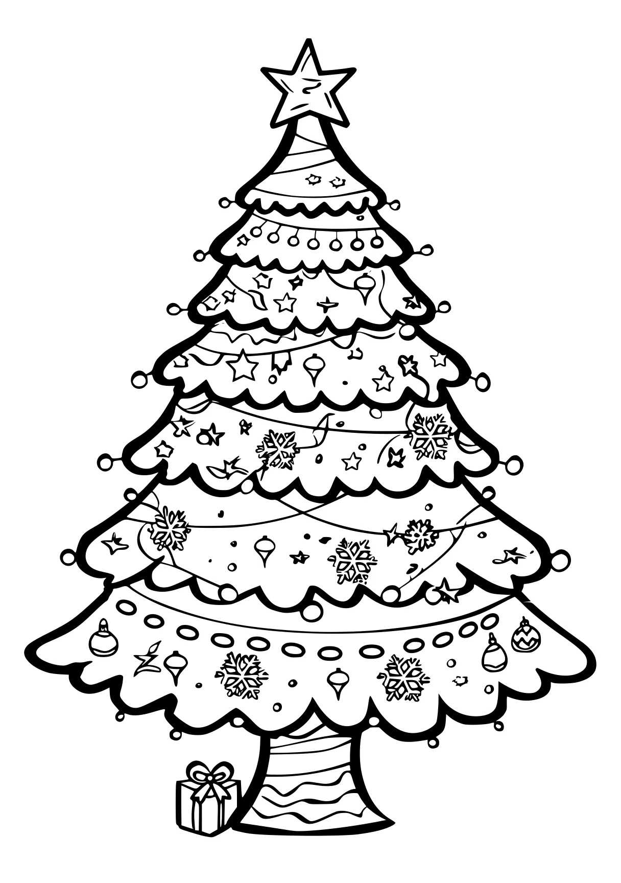 christmas tree coloring page ornament, tree, merry, christmas, free downloads