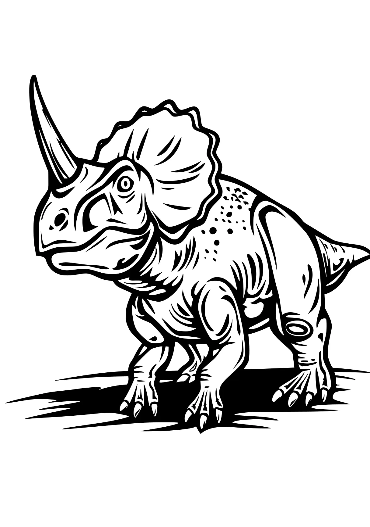 dinosaur coloring pages triceratops, ankylosaurus, carnotaurus, stegosaurus, indoraptor, free page downloads