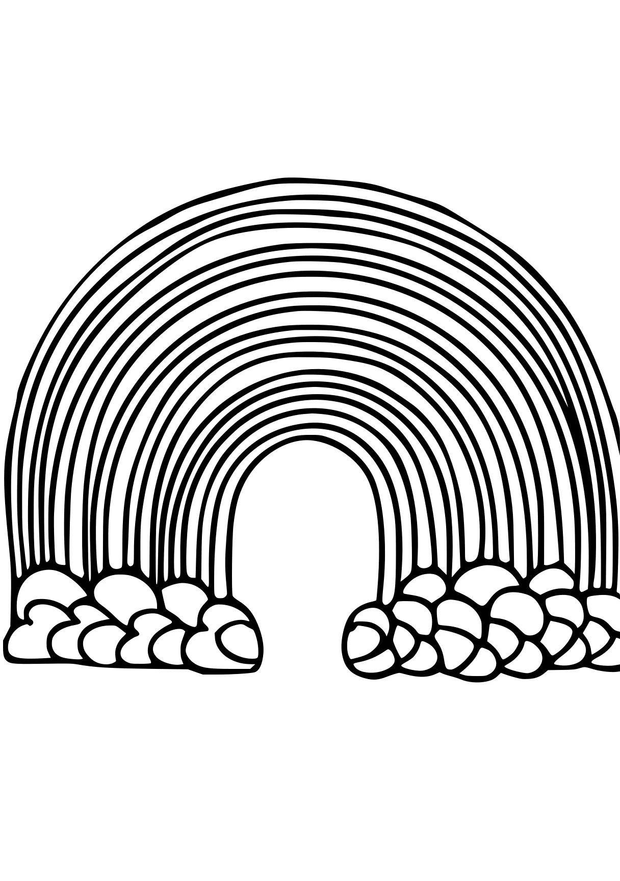 rainbow coloring pages rings, circle, wheel, acorn, a, free page downloads