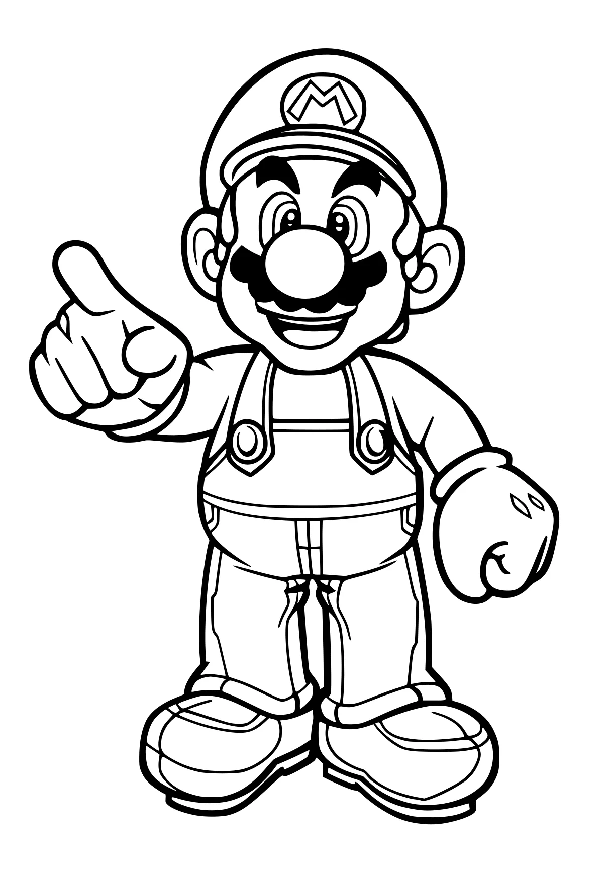 mario bros coloring pages mario, luigi, toad, blippi, kart, free page downloads