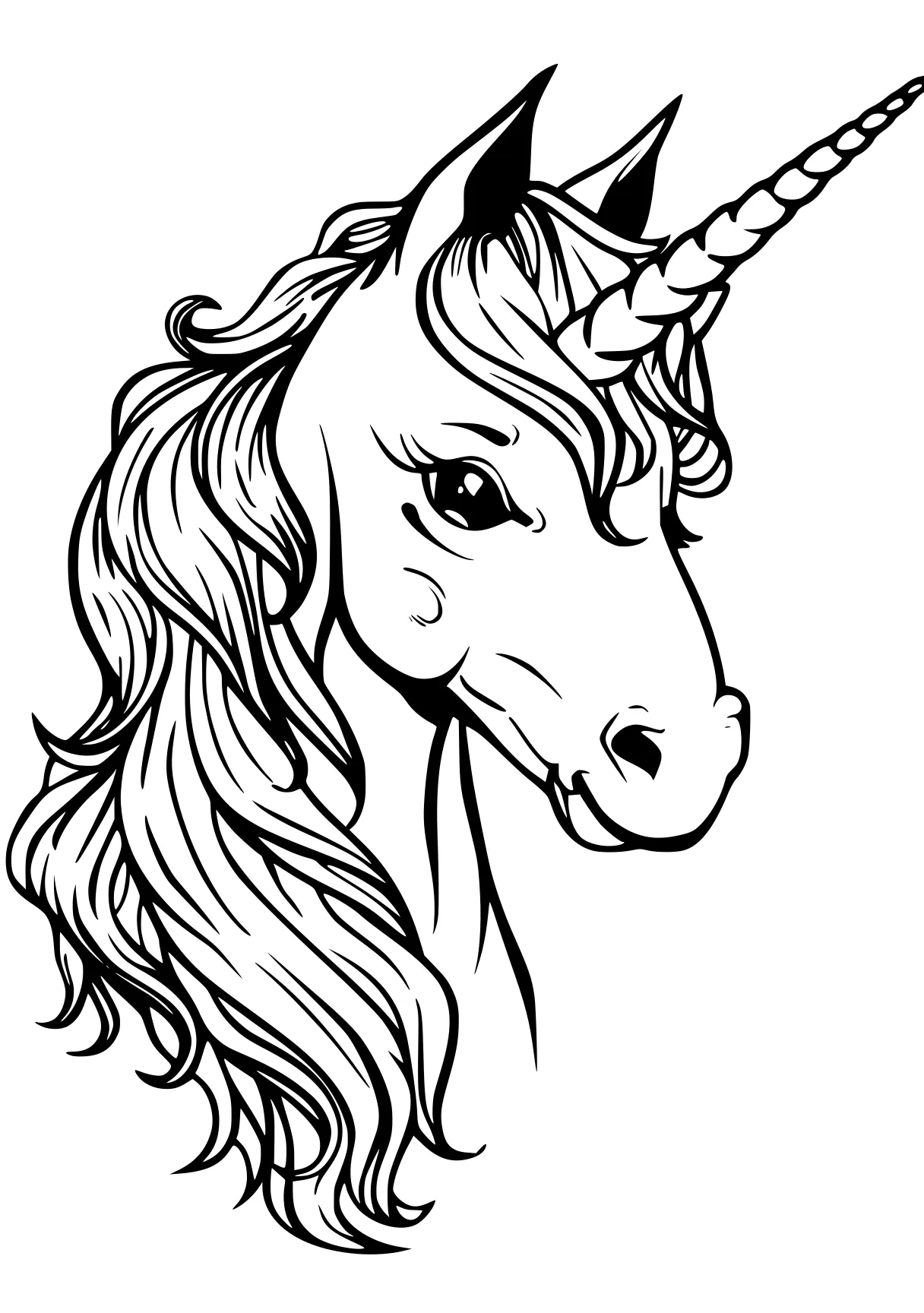 unicorn coloring sheet unicorn, alicorn, pony, caticorn, horse, free page downloads