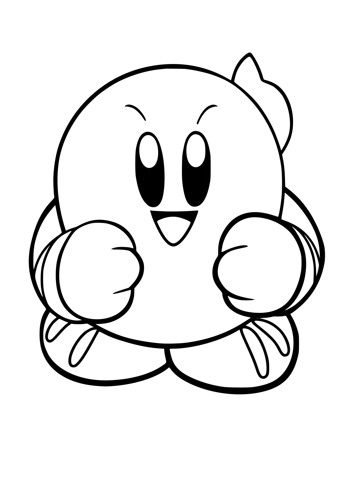 kirby coloring pages kirby, yoshi, molang, pocoyo, toad, free page downloads