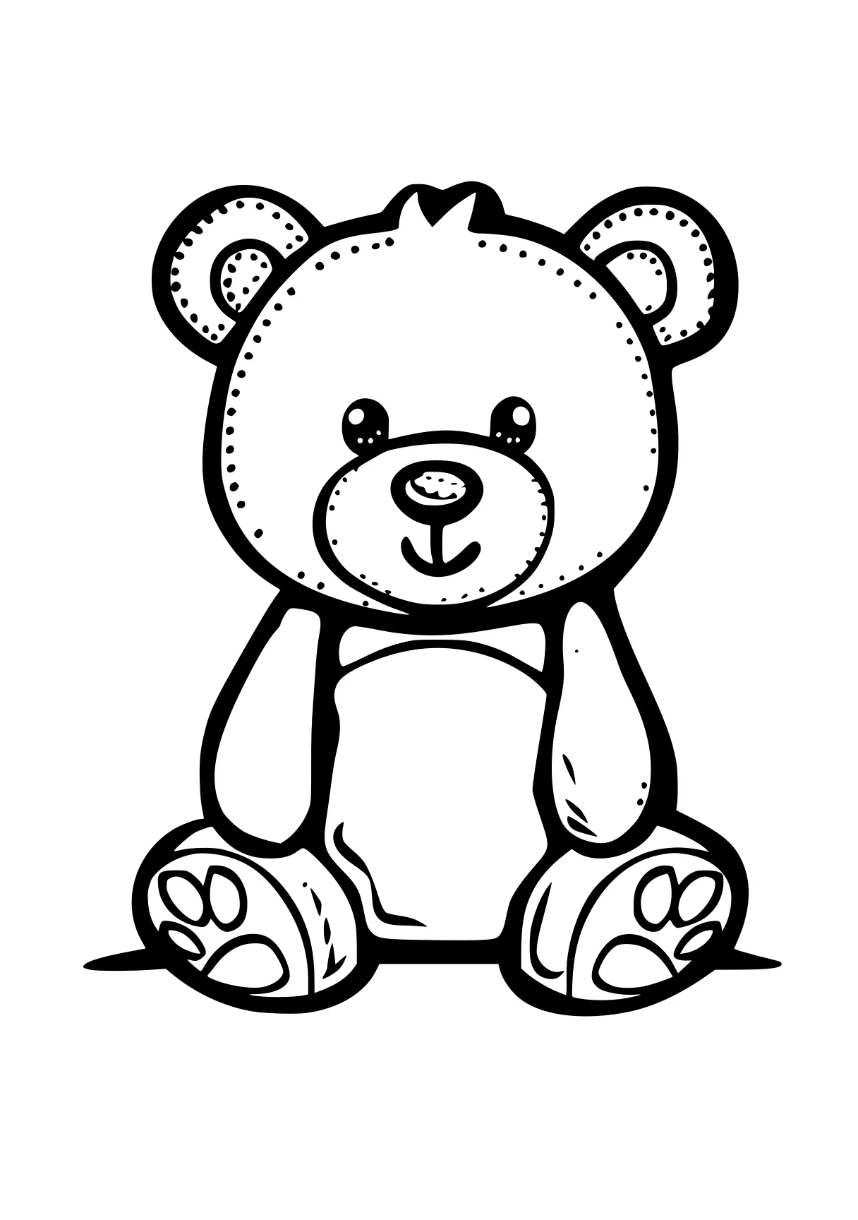 free coloring book pages bear, teddy, fazbear, winnie, bears, page downloads