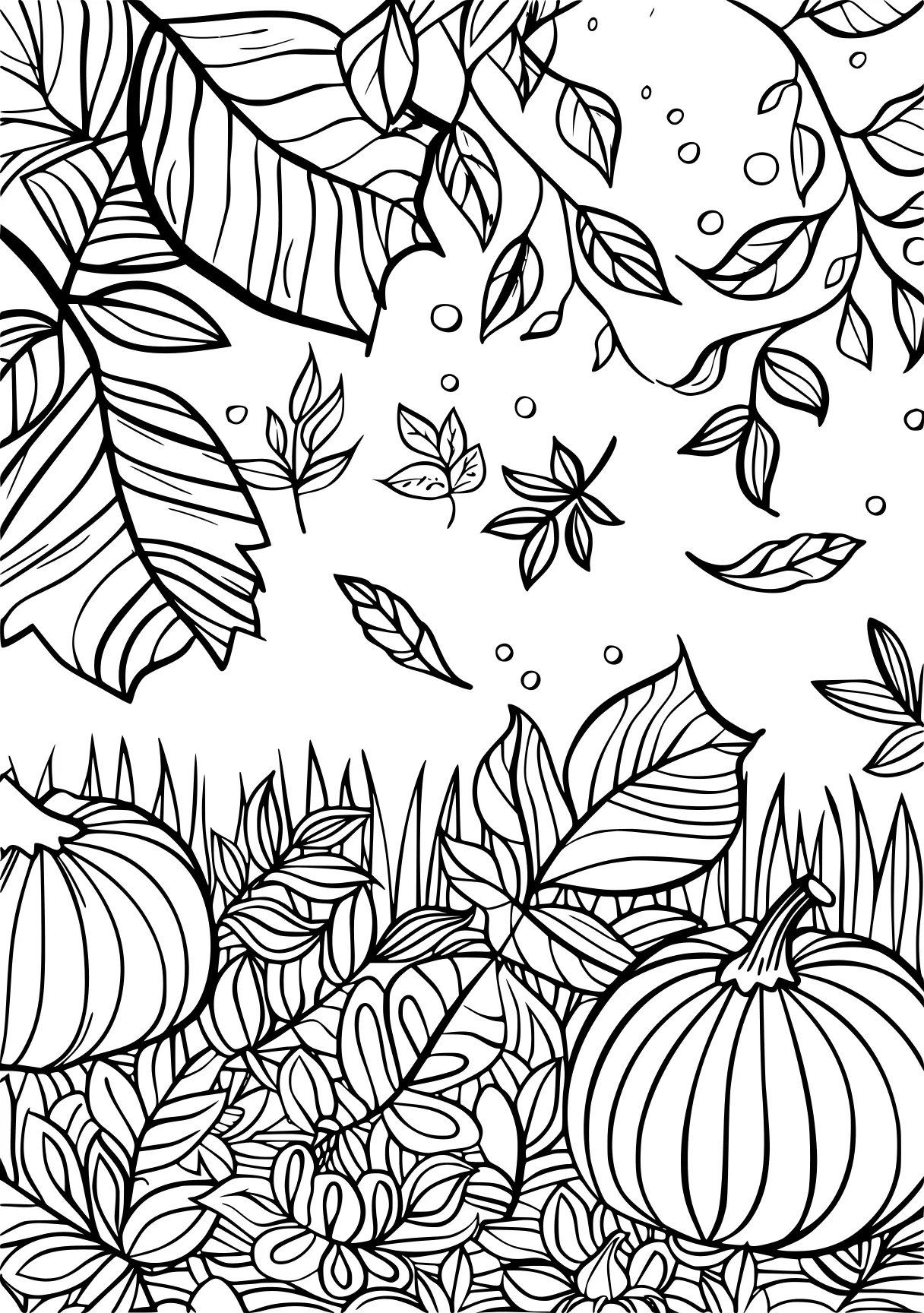 coloring pages for autumn, fall, autumn, printables, free page downloads