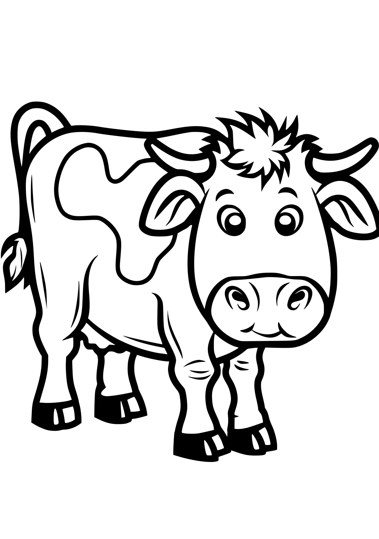 cow coloring sheet cow, buffalo, rhino, sheep, illustrator, free page downloads