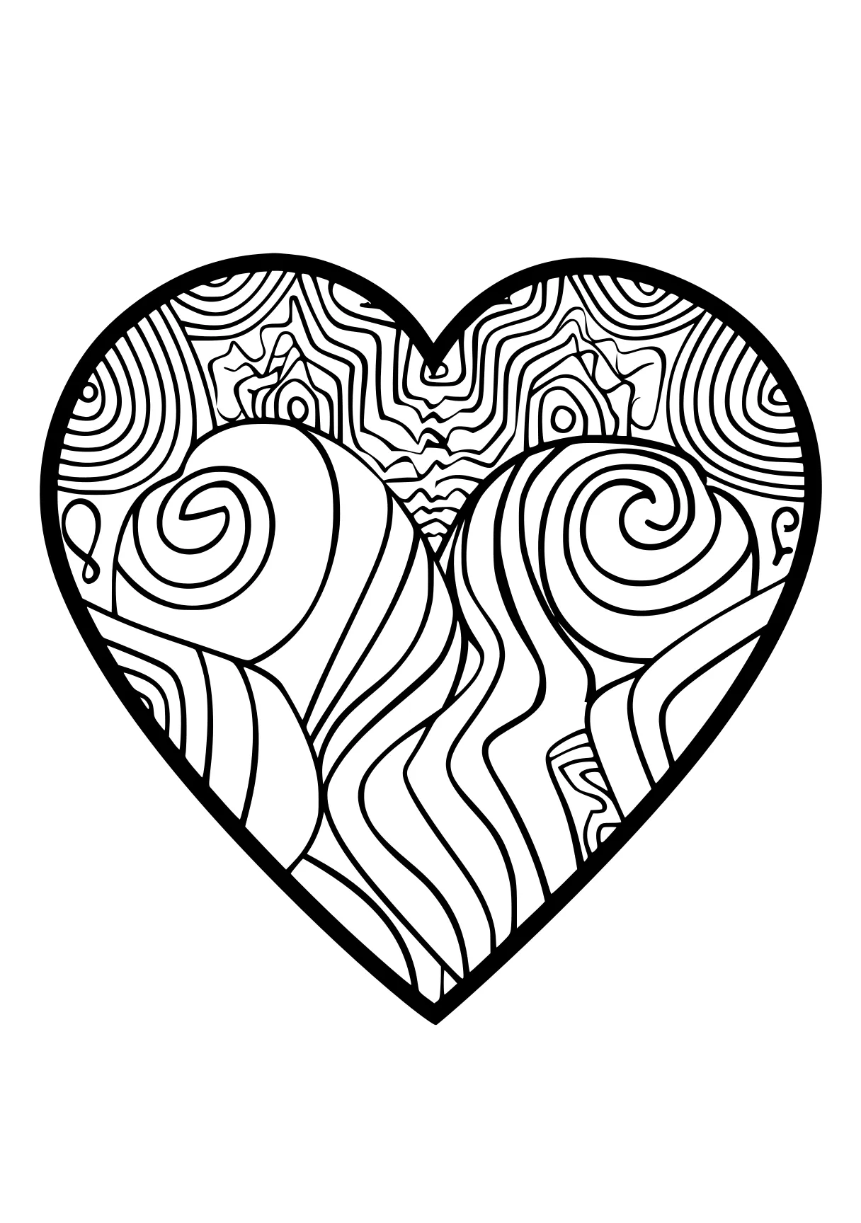 heart coloring sheet heart, iheartcraftythings, zentangle, free page downloads