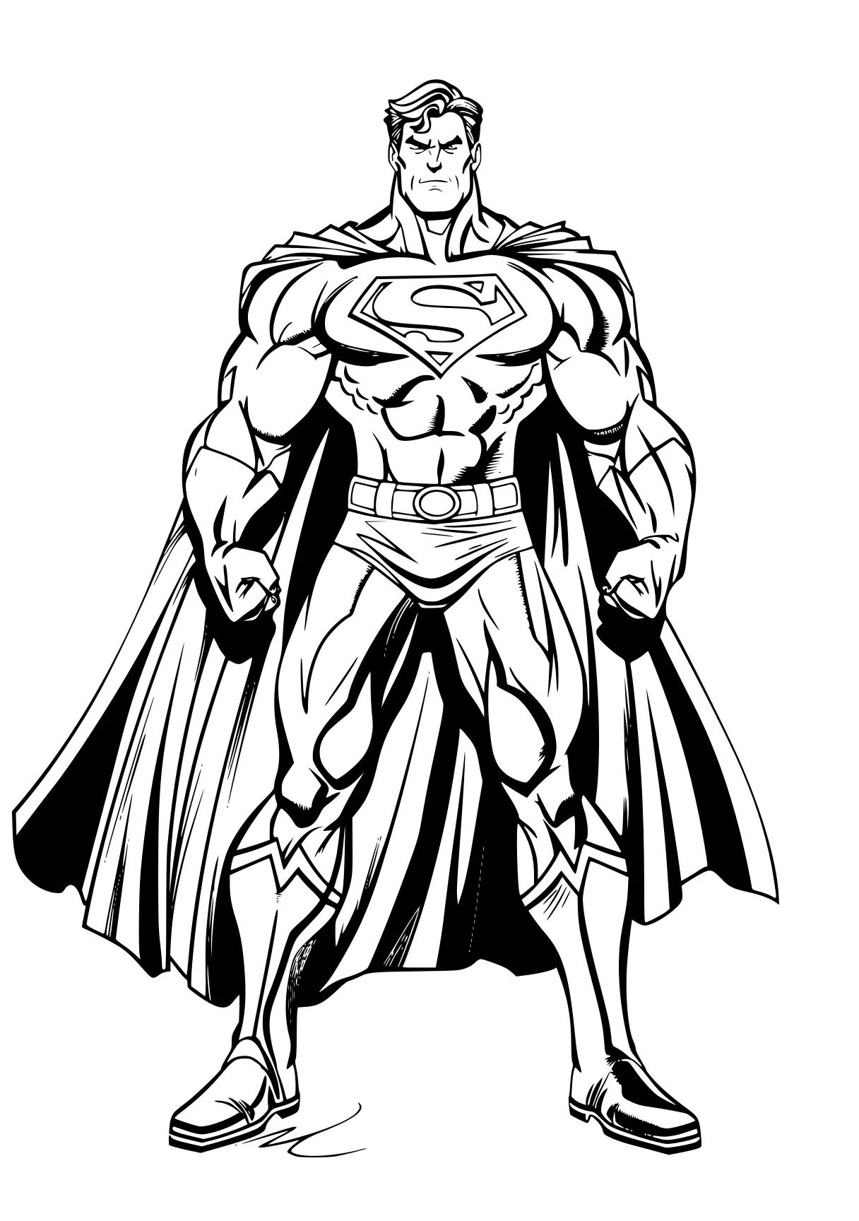 super hero coloring page jiren, superman, ultraman, superhero, thor, free downloads