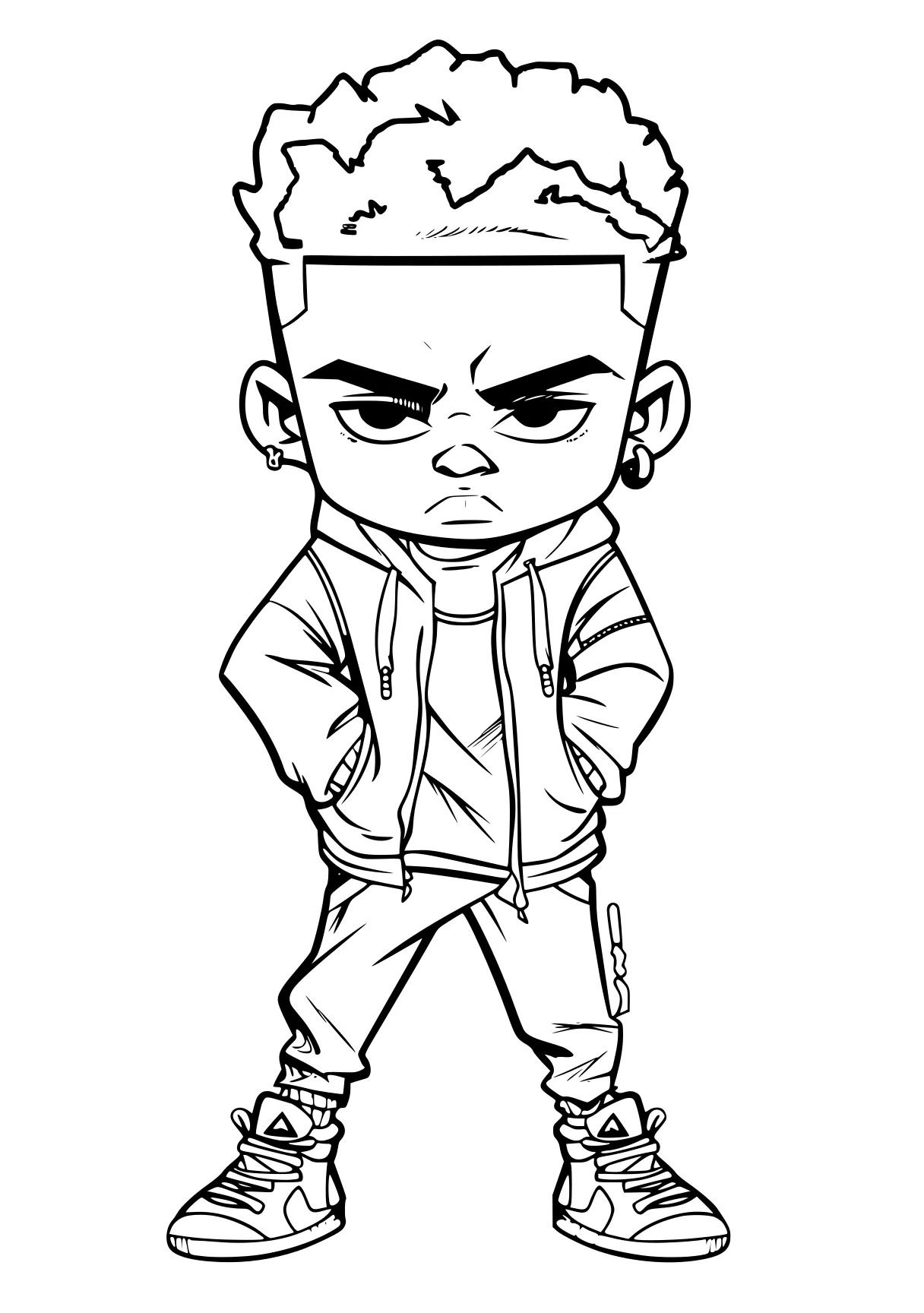 miles morales coloring page angry, chibi, bruno, jackson, booba, free downloads