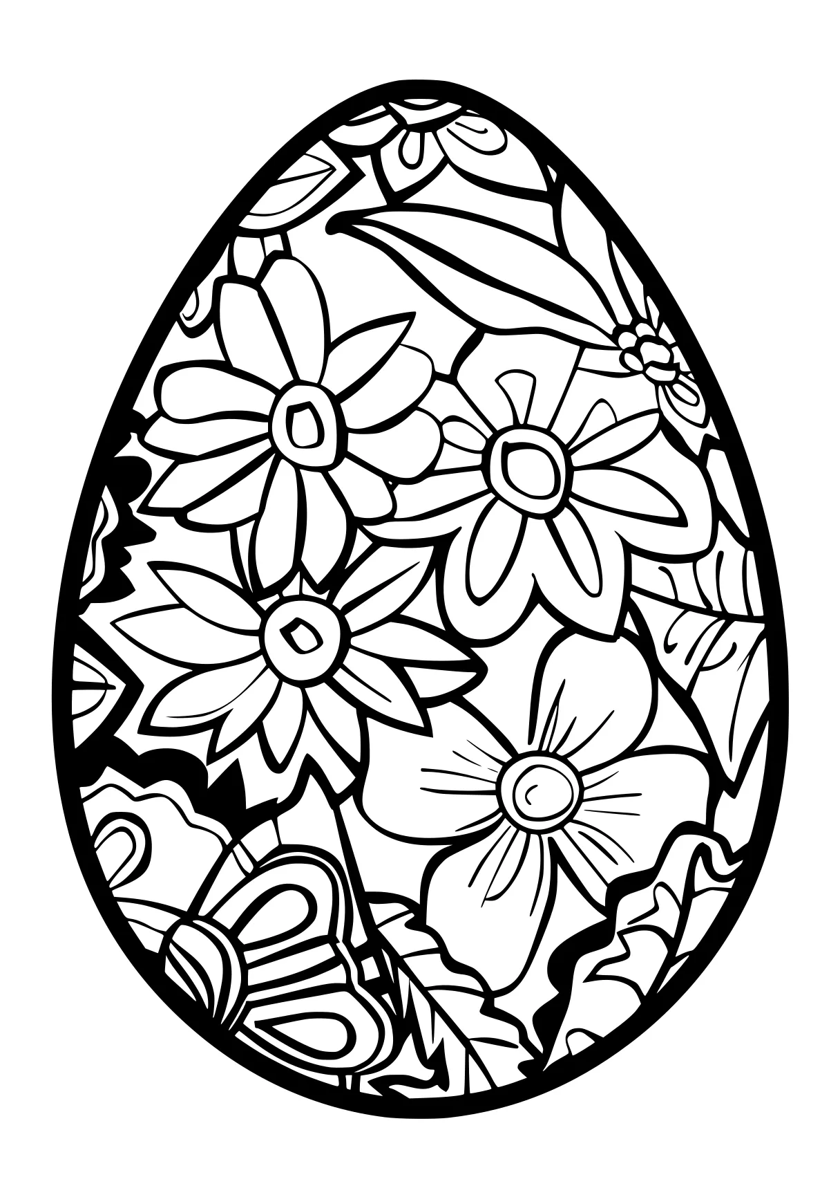 easter egg printable coloring pages ornament, egg, tulip, free page downloads