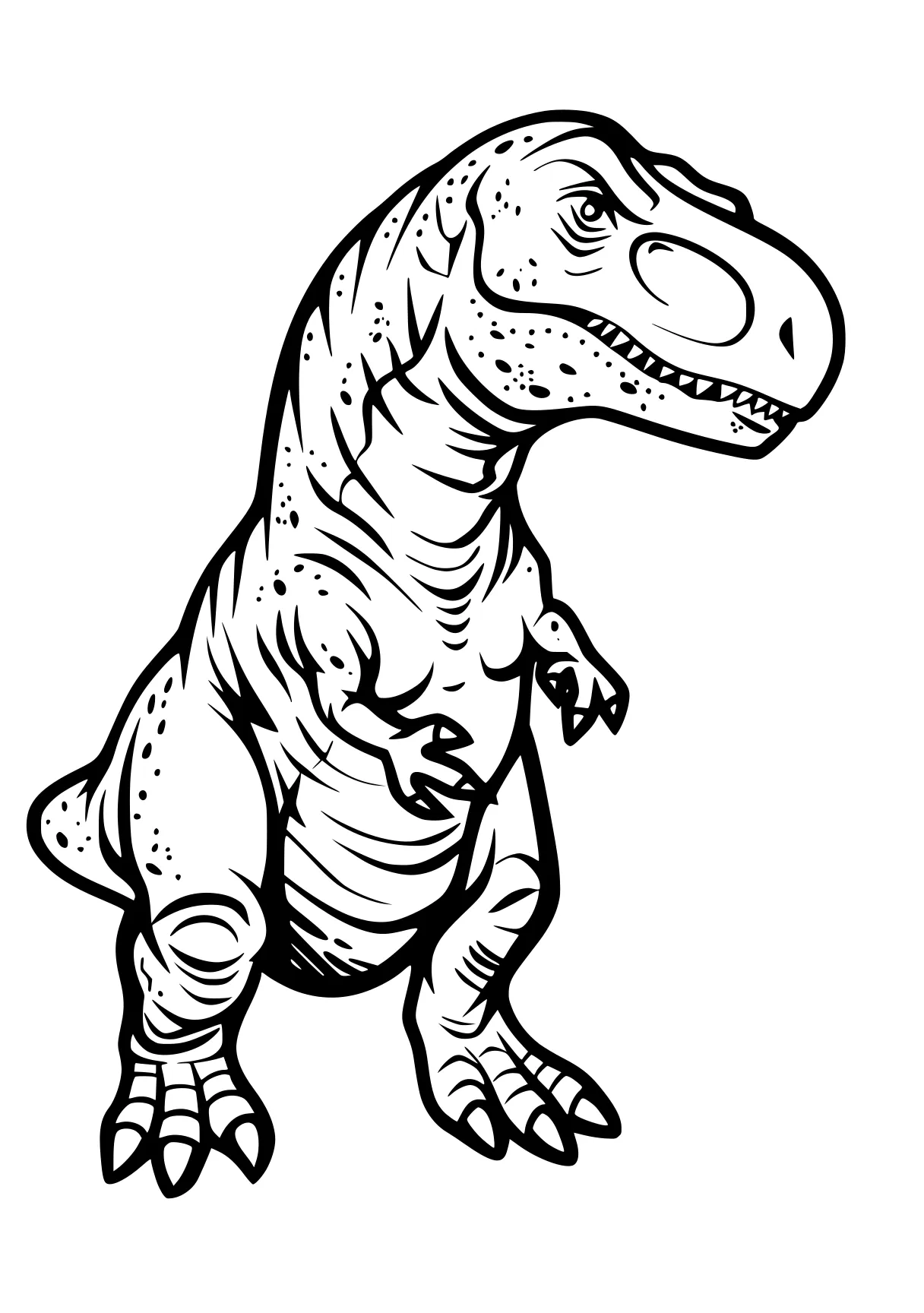 printable dinosaur coloring pages trex, tyrannosaurus, t-rex, allosaurus, indoraptor, free page downloads