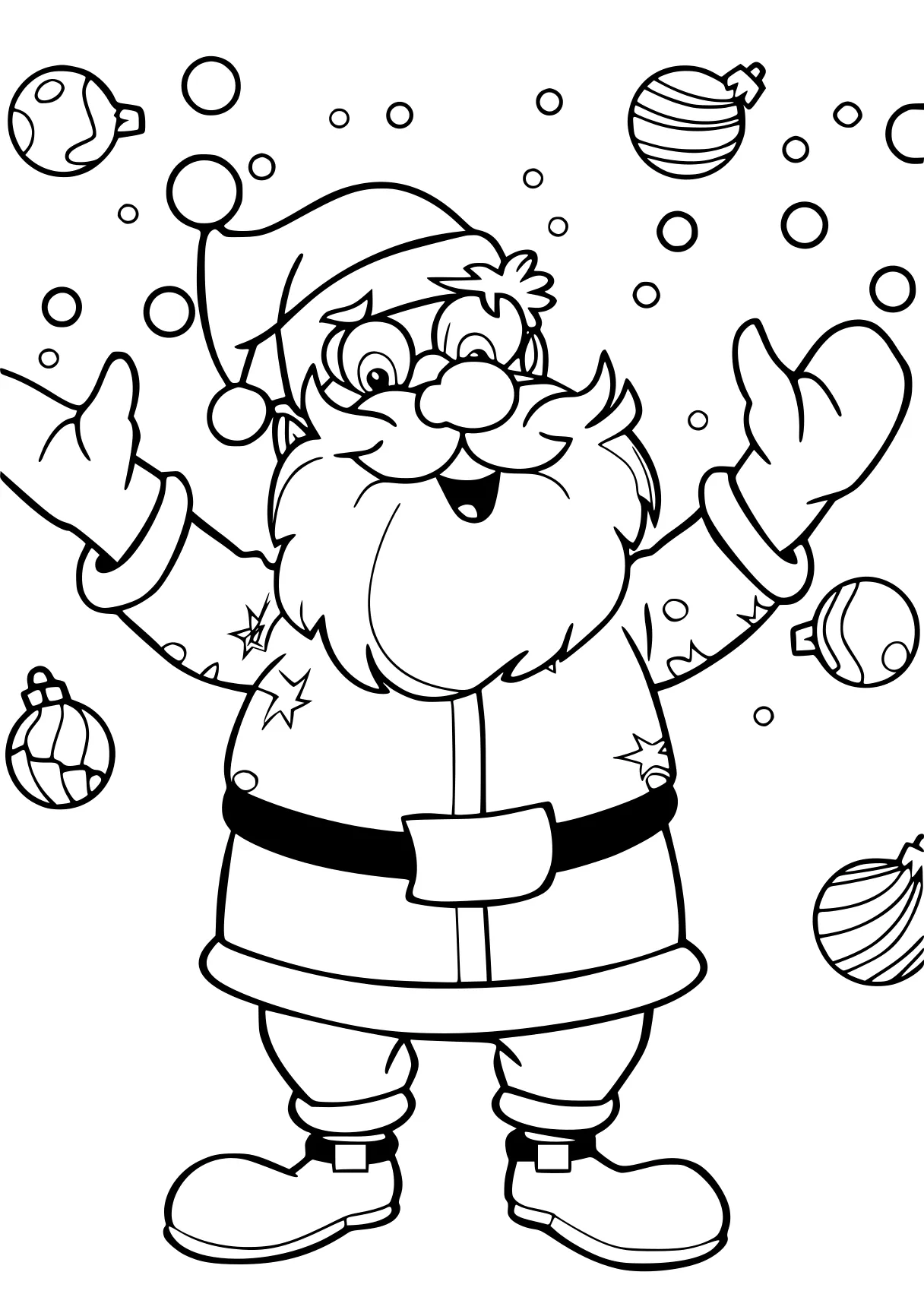 xmas colouring pages santa, claus, merry, free coloring page downloads