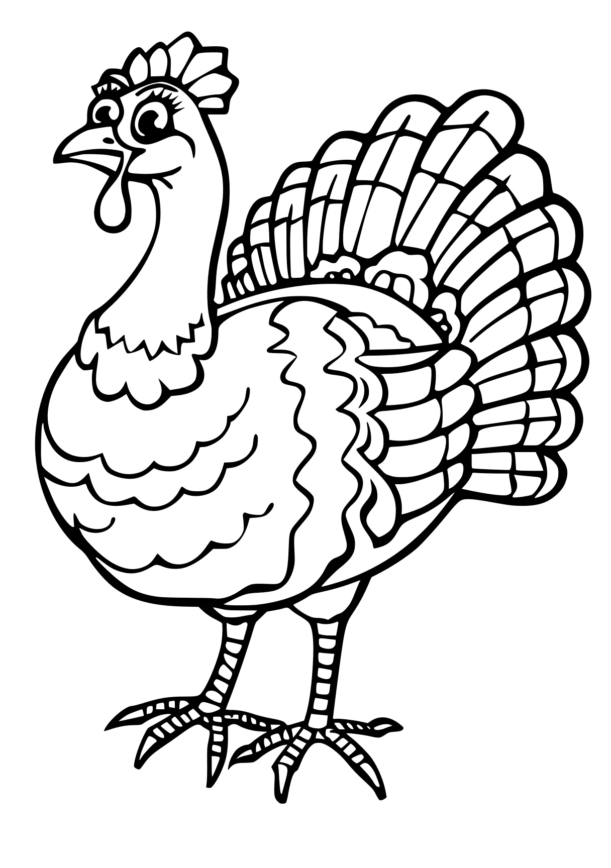 turkey coloring rooster, thanksgiving, turkey, size, free page downloads