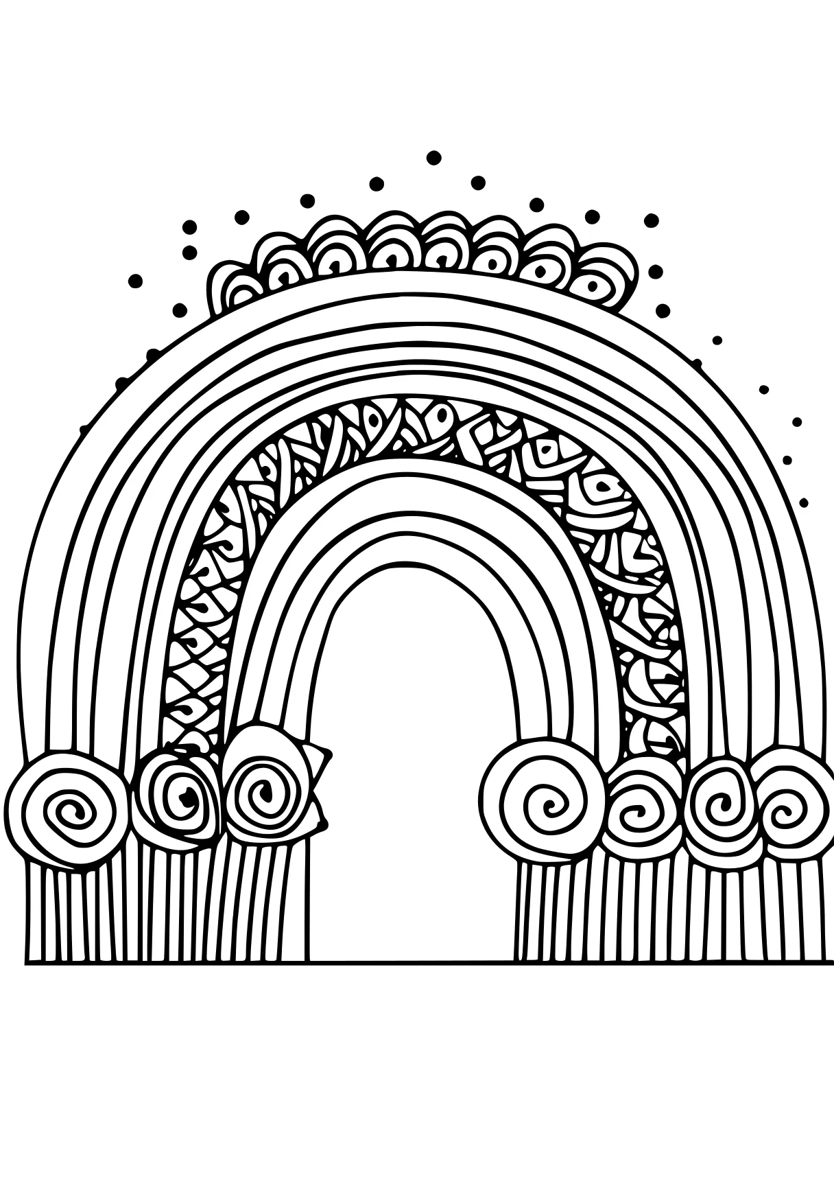 rainbow friends colouring pages pillar, ornament, relief, free coloring page downloads