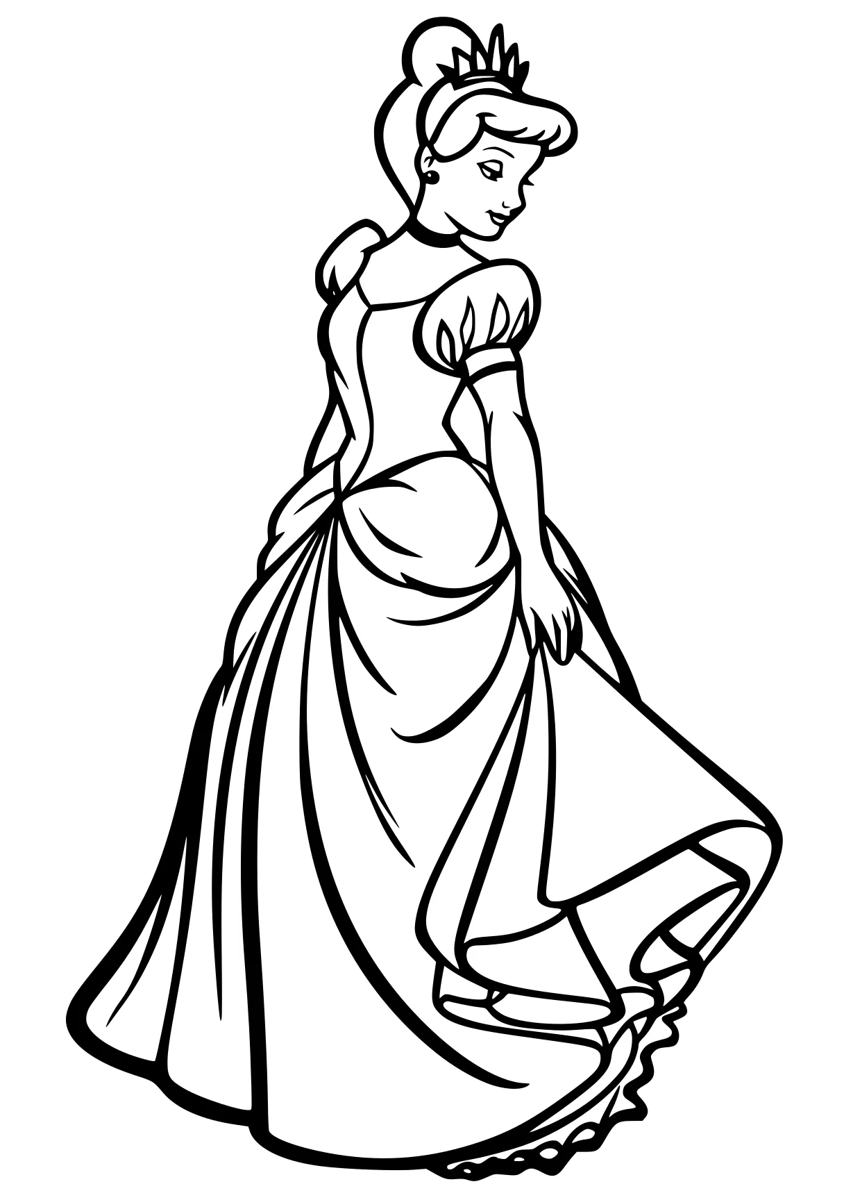 cinderella coloring cinderella, lady, dresses, woman, free page downloads